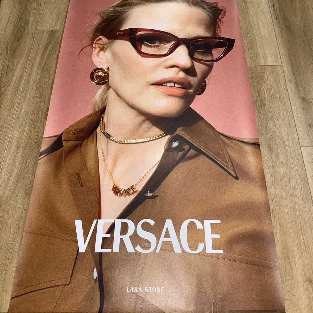 Versace large advertising banner sign